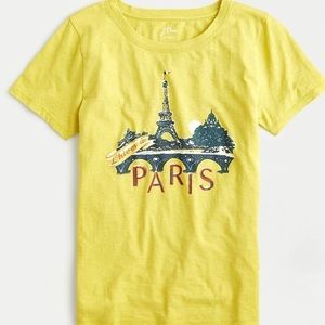 Jcrew L’hiver (winter) a Paris t-shirt.  Small.  Brand new with tags.